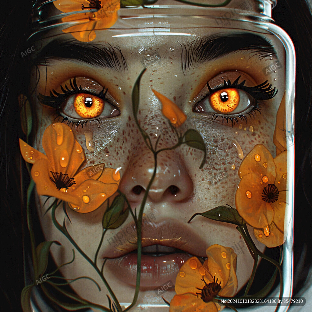写实人物插画