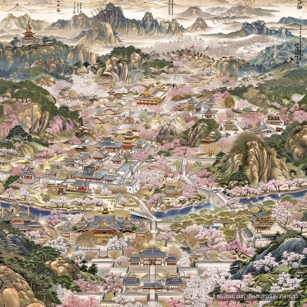 西方极乐世界图