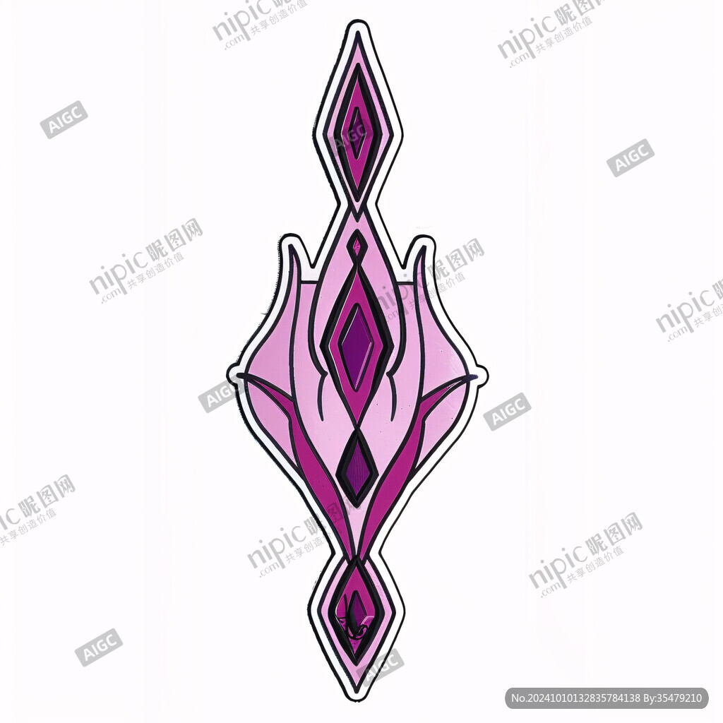 紫色钻石logo