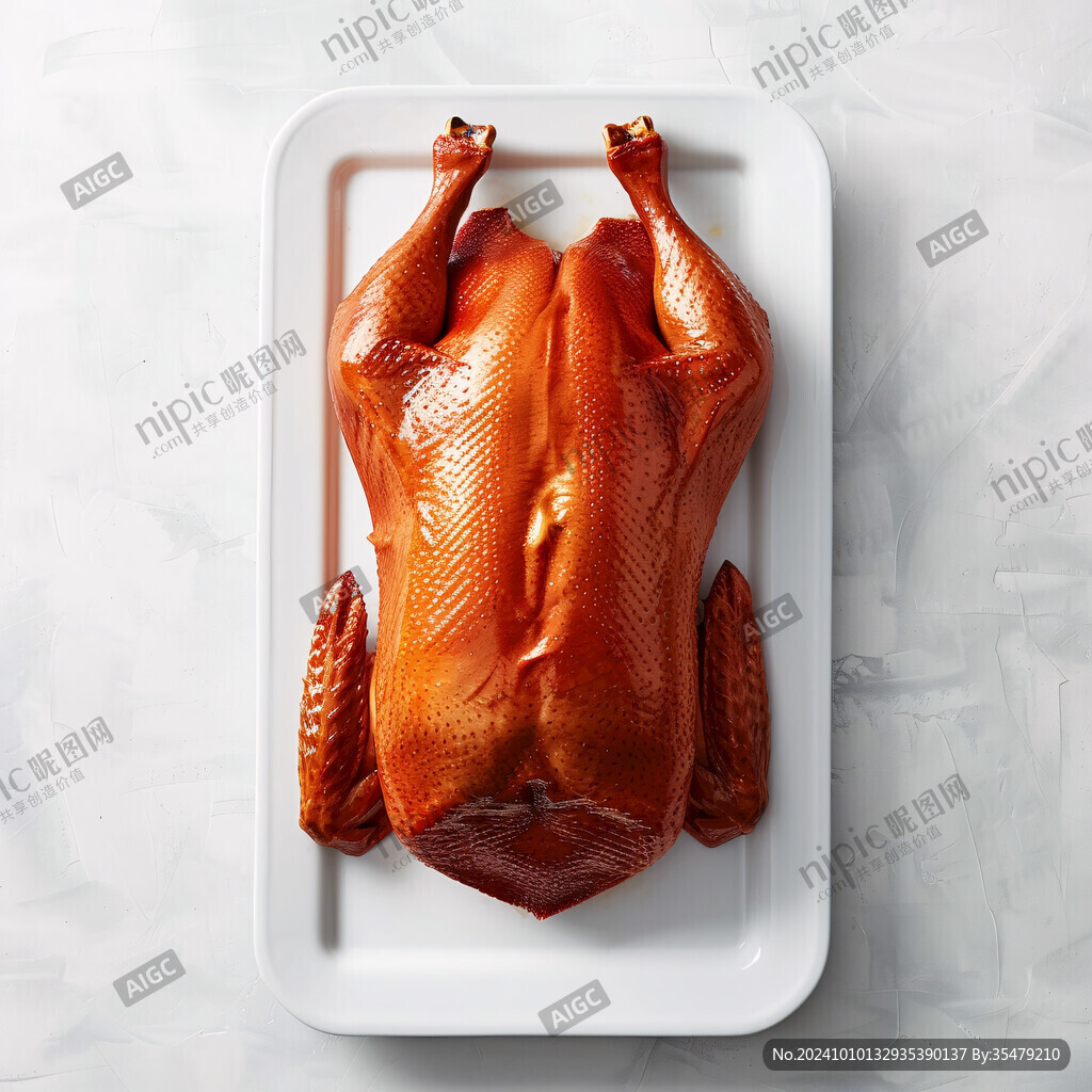烧鸡白底图片
