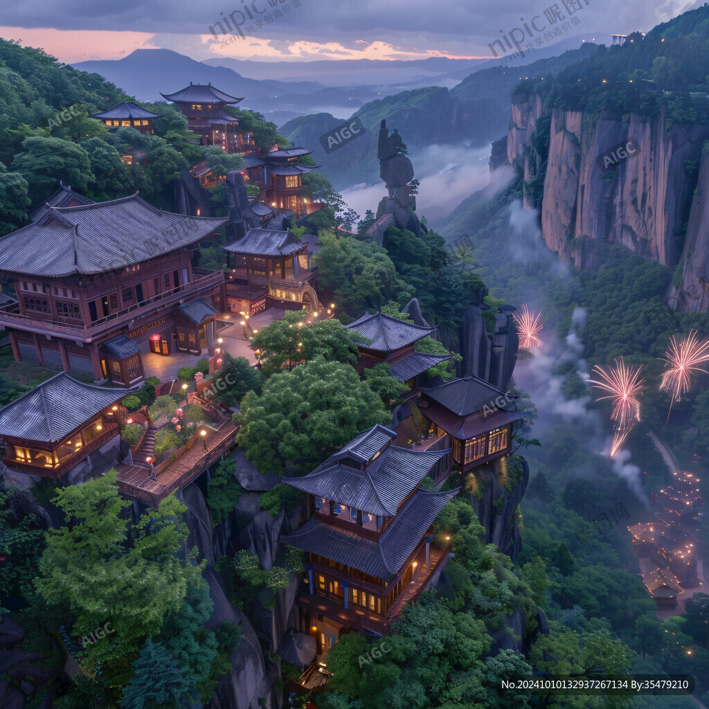 三清山酒店素材