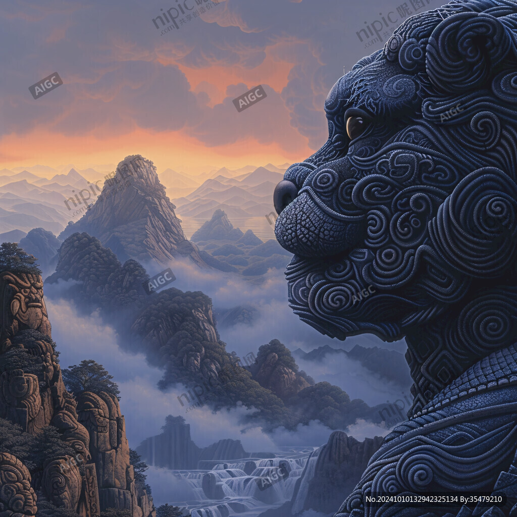 梵净山插画