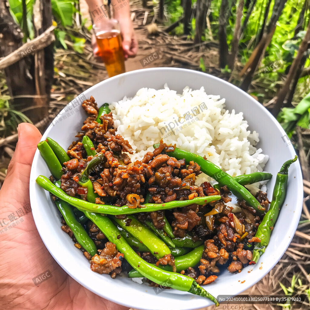 泰式肉末豆角饭