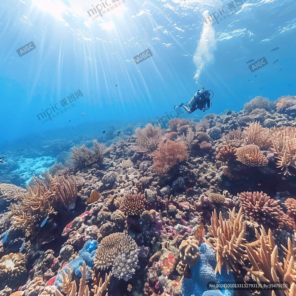 软珊瑚海底风光