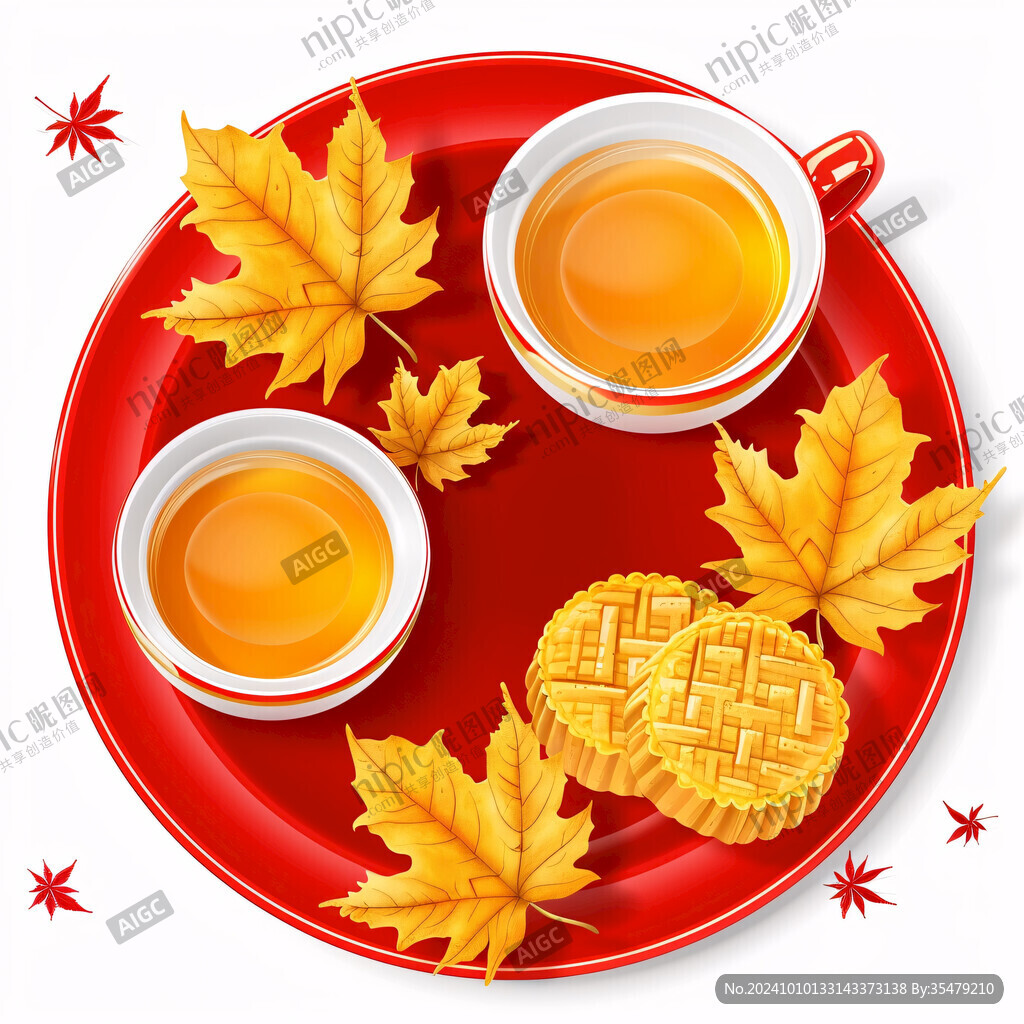 秋天美食插画