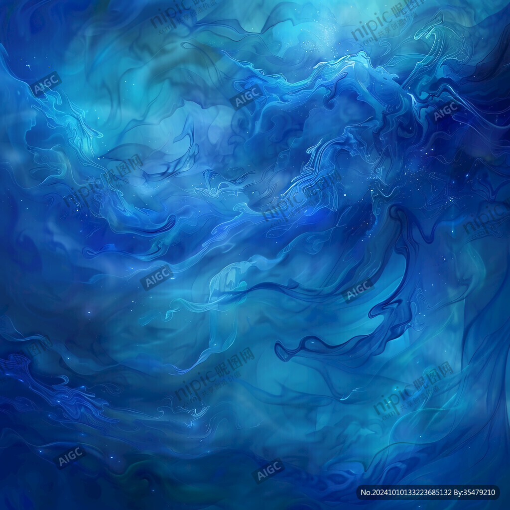 海洋流体画宇宙