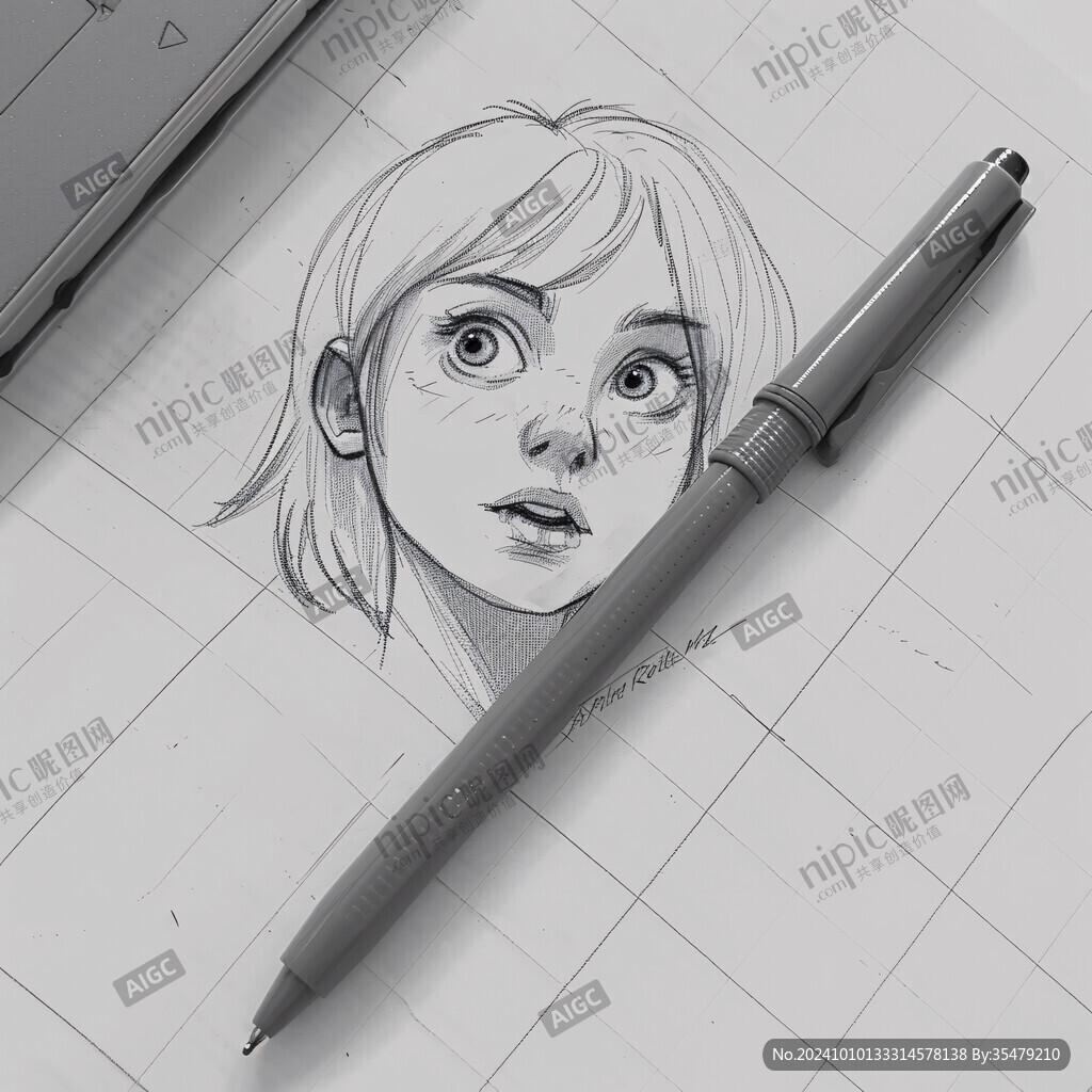 素描本插画