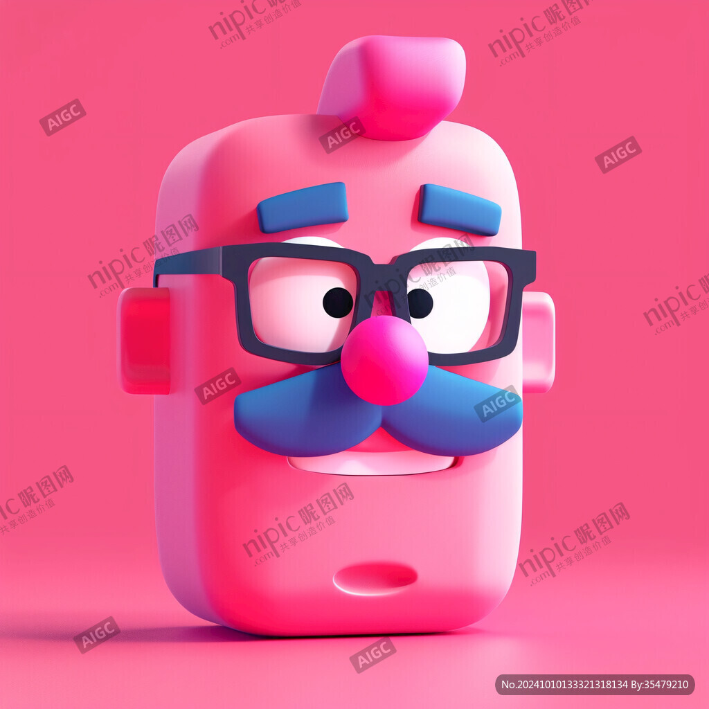 情绪拟人3d元素