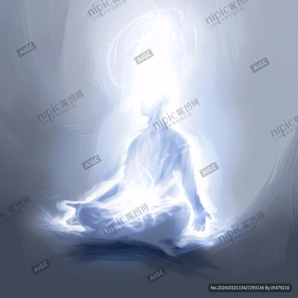 玄幻做瑜伽的人物动作