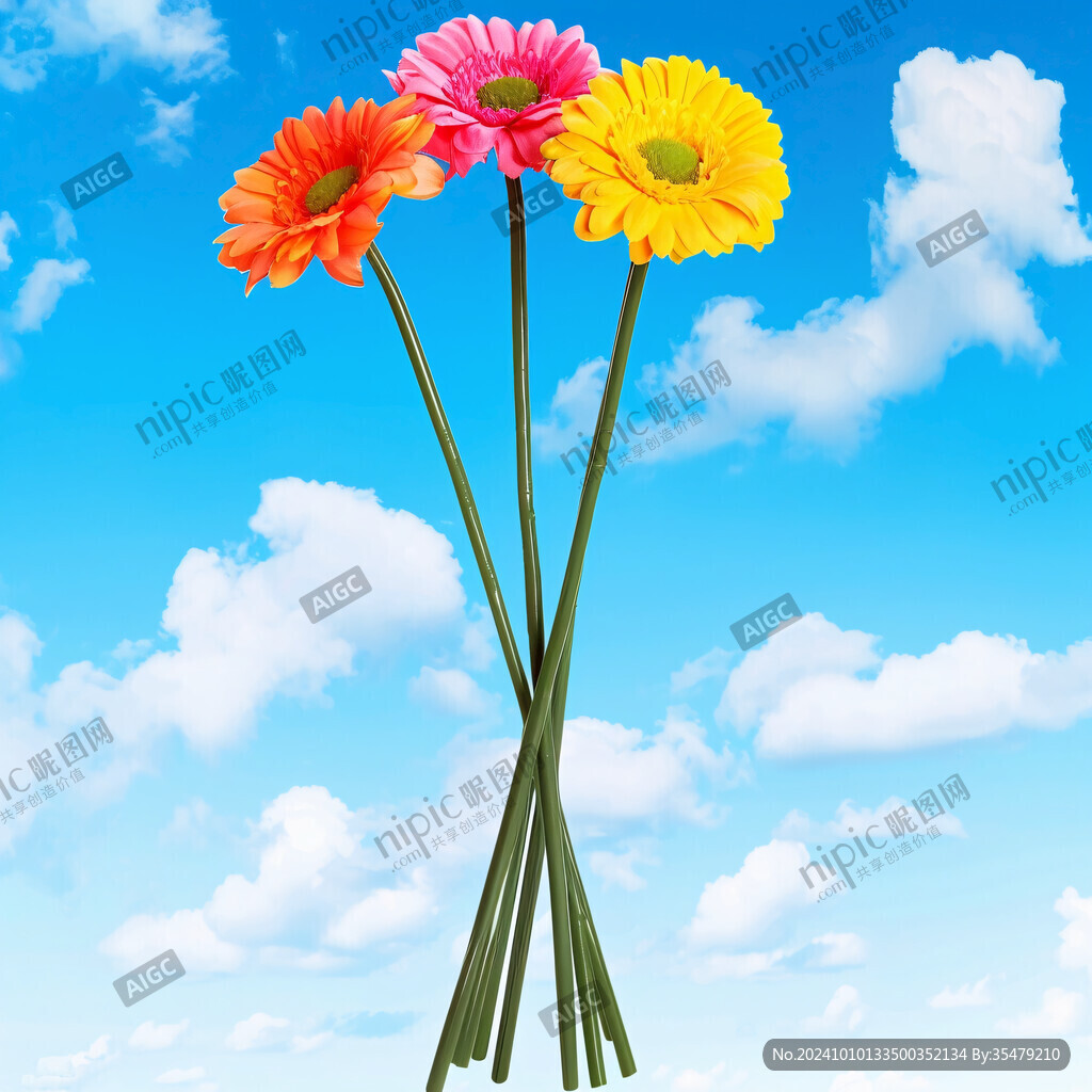 非洲菊鲜花素材