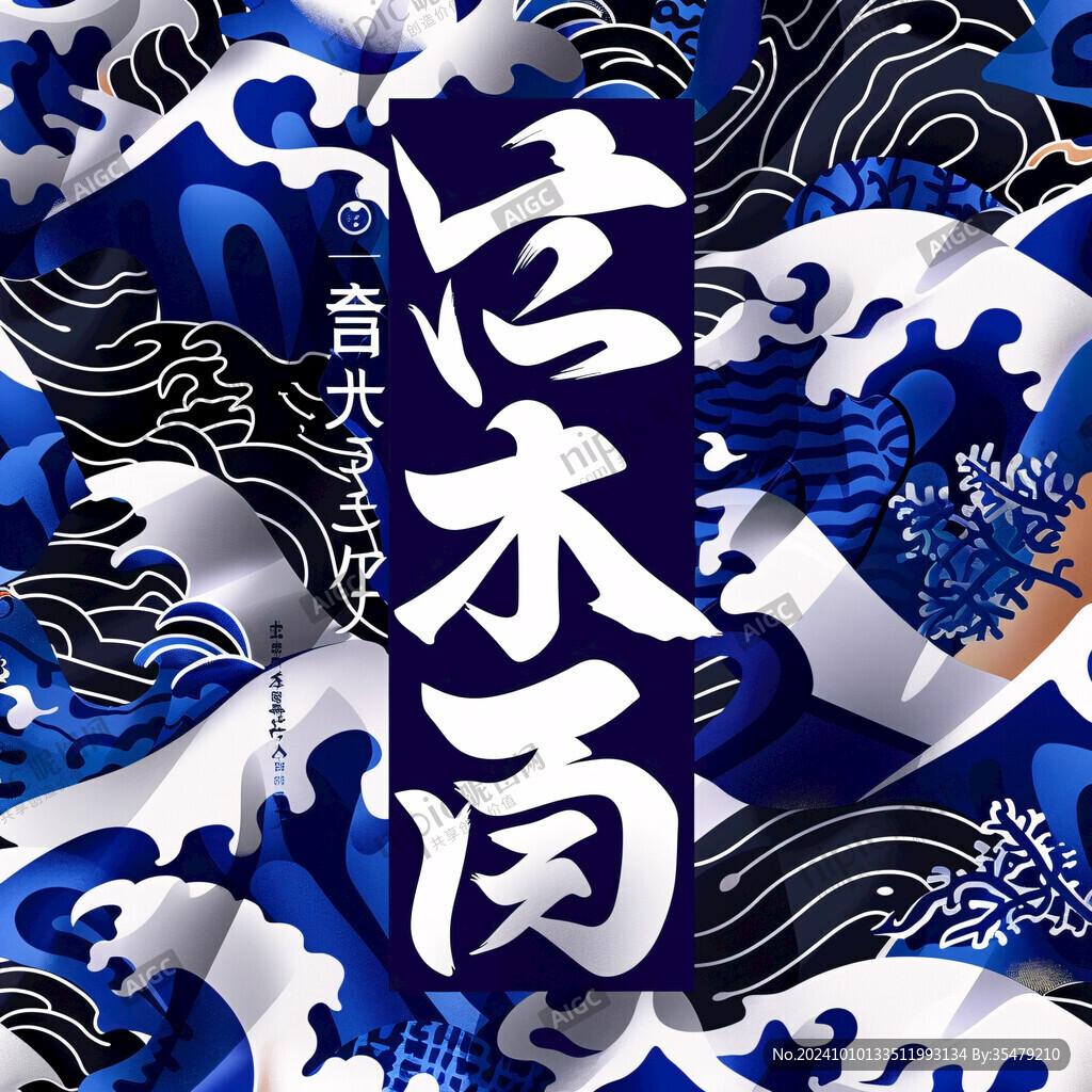 国潮风蛟龙得水