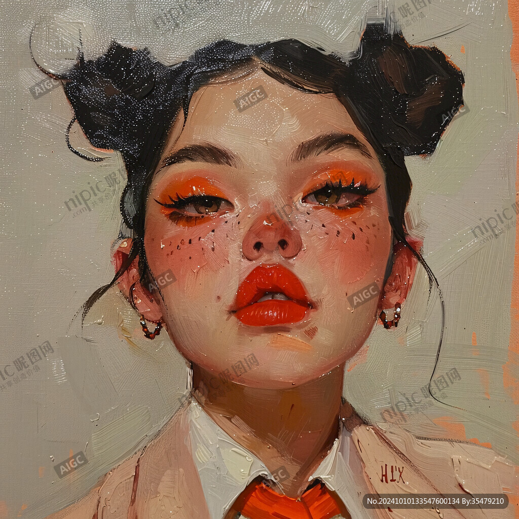 厚涂少女