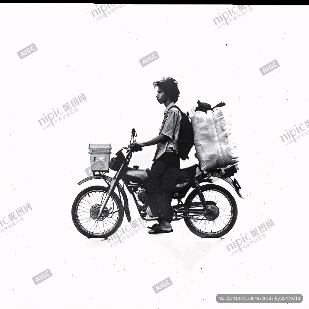 广告学生单车旅行