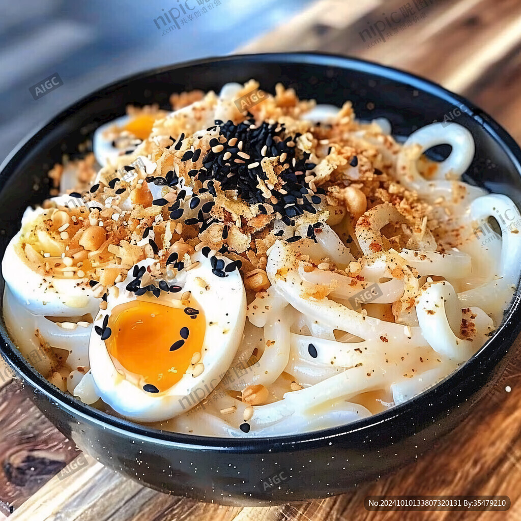 美味鸡蛋乌冬面
