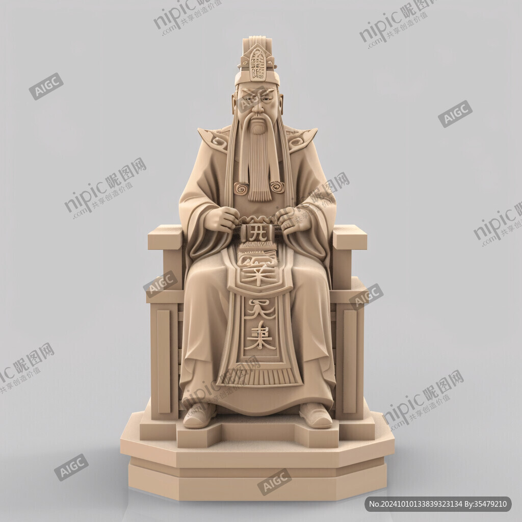 红木太师模型