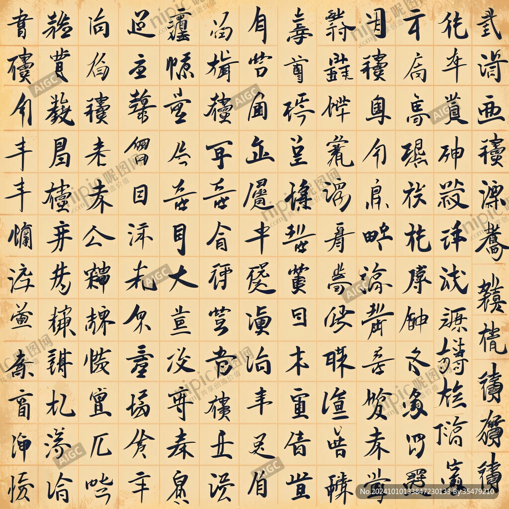 千字文素材