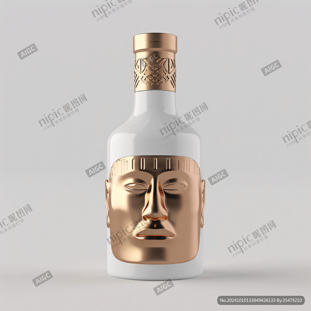 白酒瓶模型