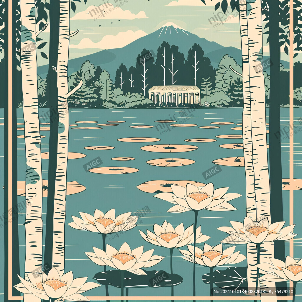 东北大学插画旅游海报