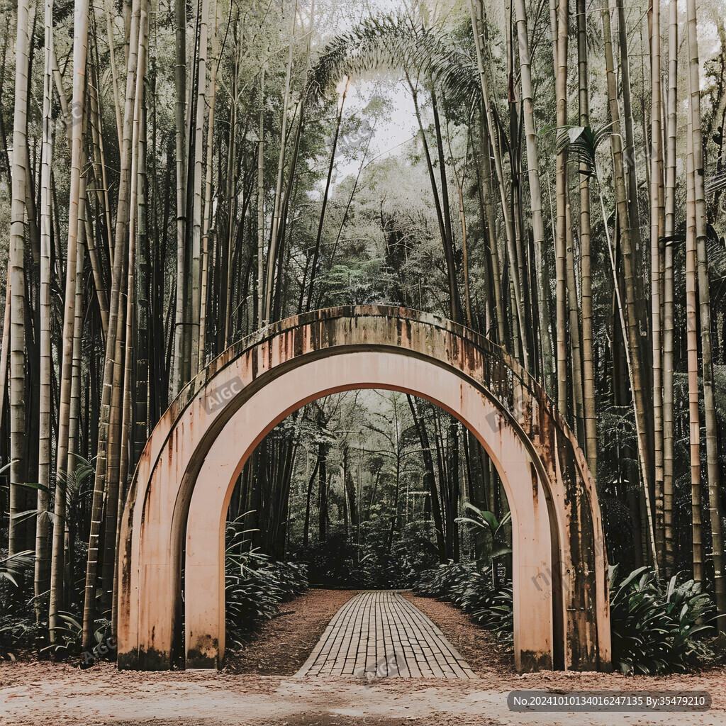 竹林拱门