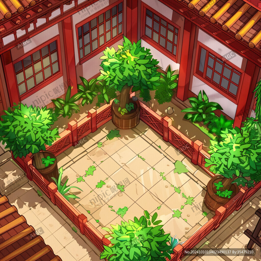 四合院中庭