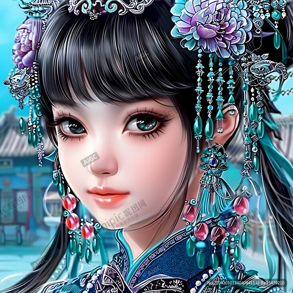 格格头像插画