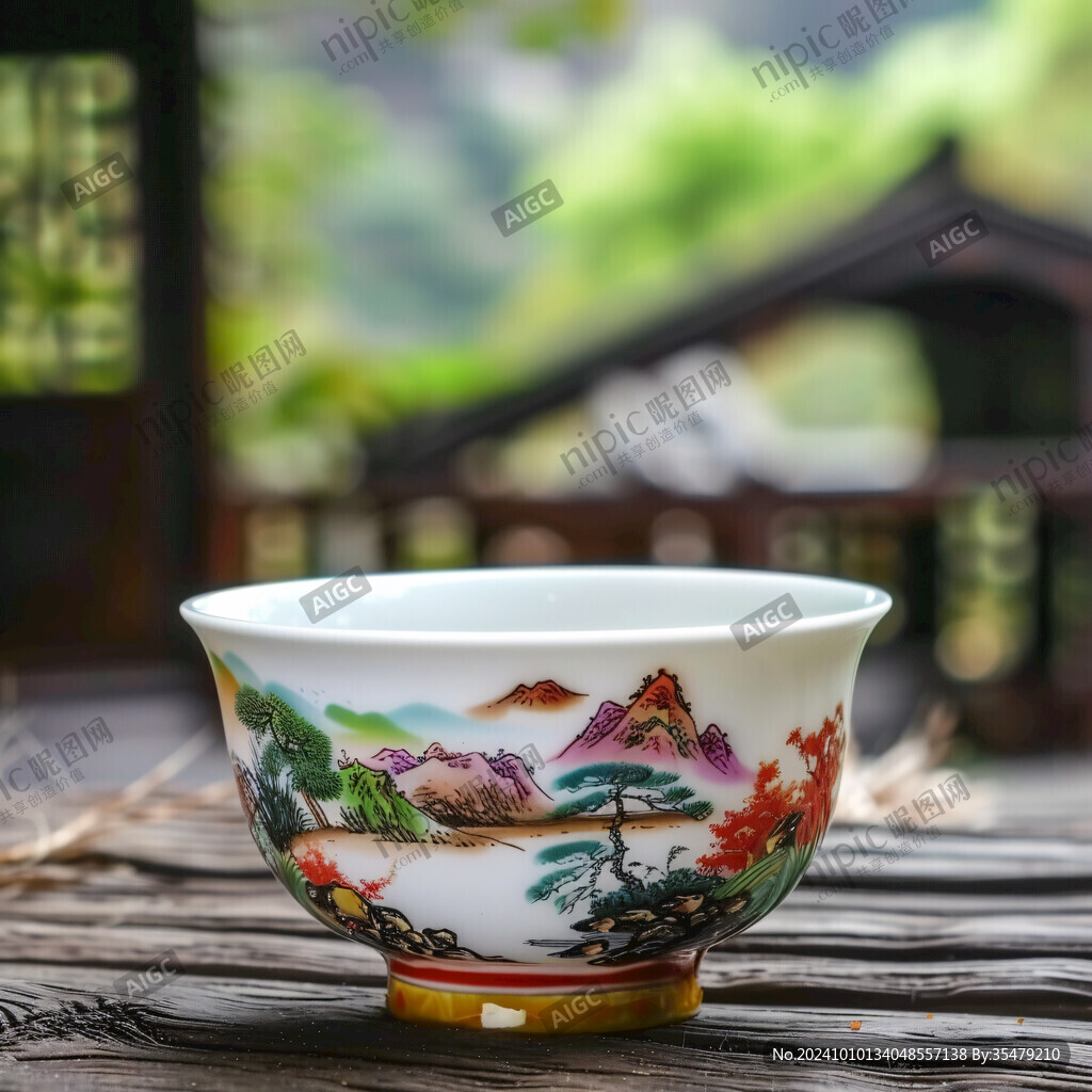 茶杯迎客松