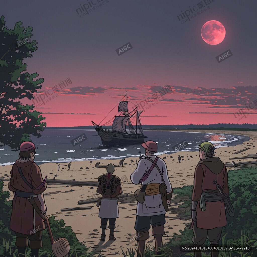 海盗寻宝场景