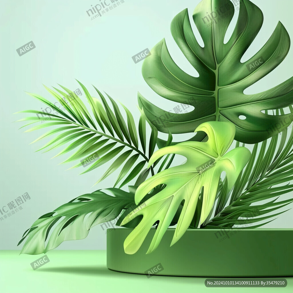 热带植物摆件
