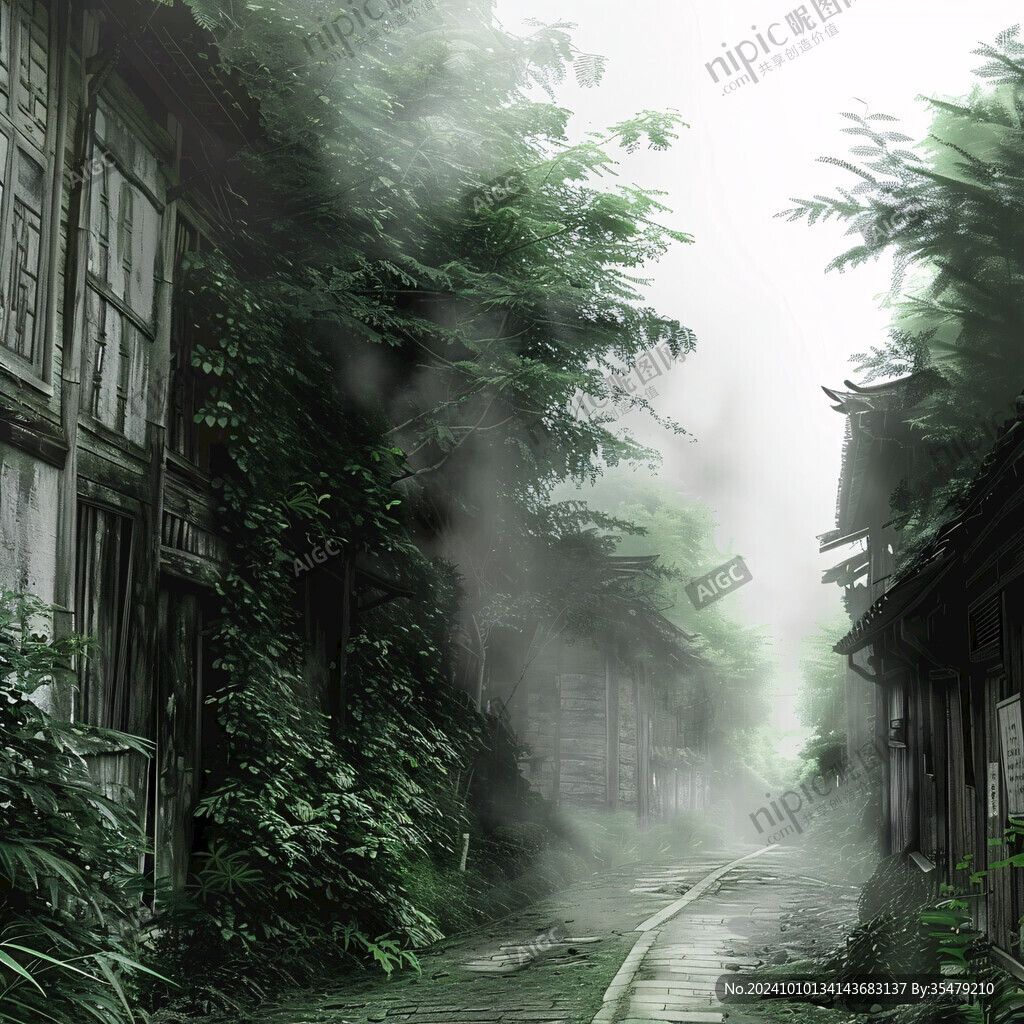 森系场景萧条场景