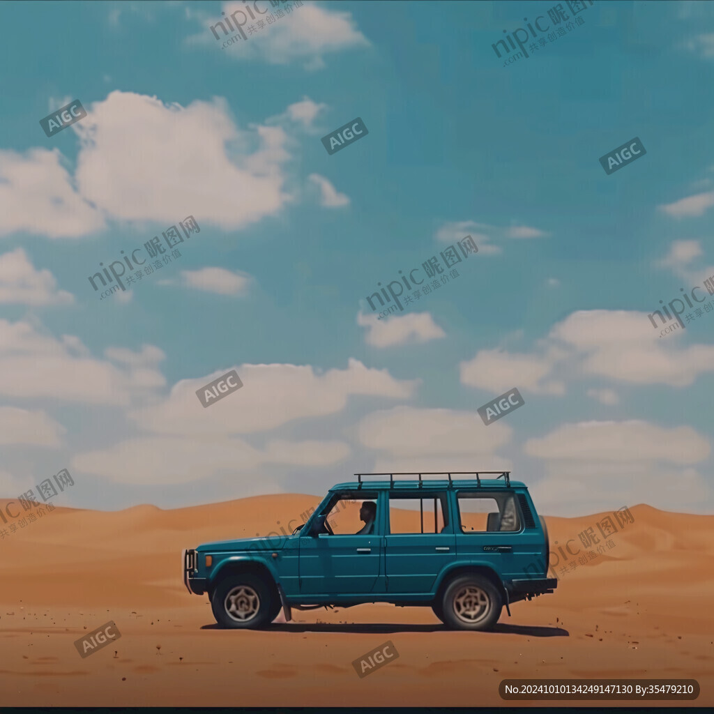 阿拉善插画阿拉善旅游
