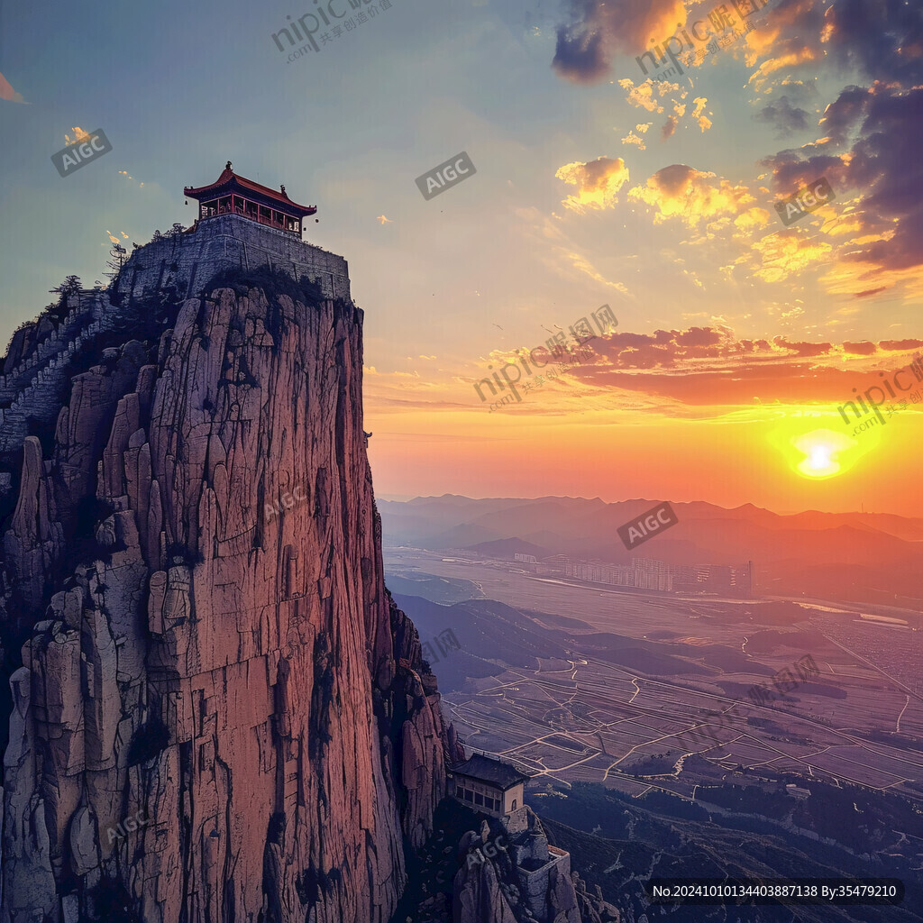 医巫闾山晨光