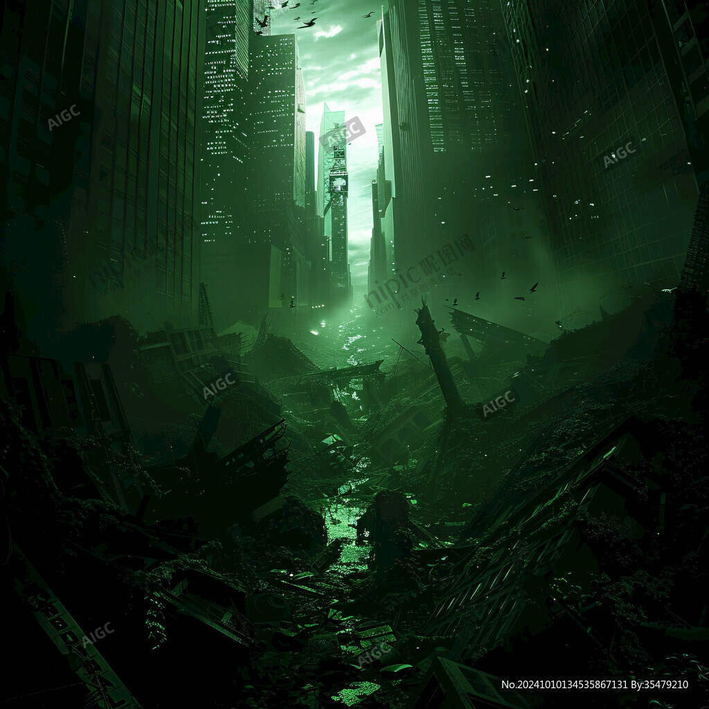 世界末日混乱场景