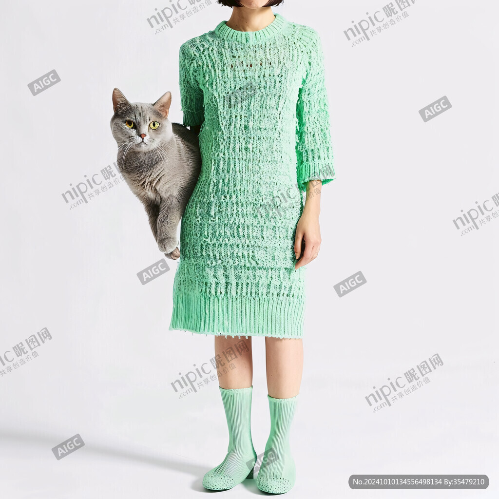 宠物猫服装效果图