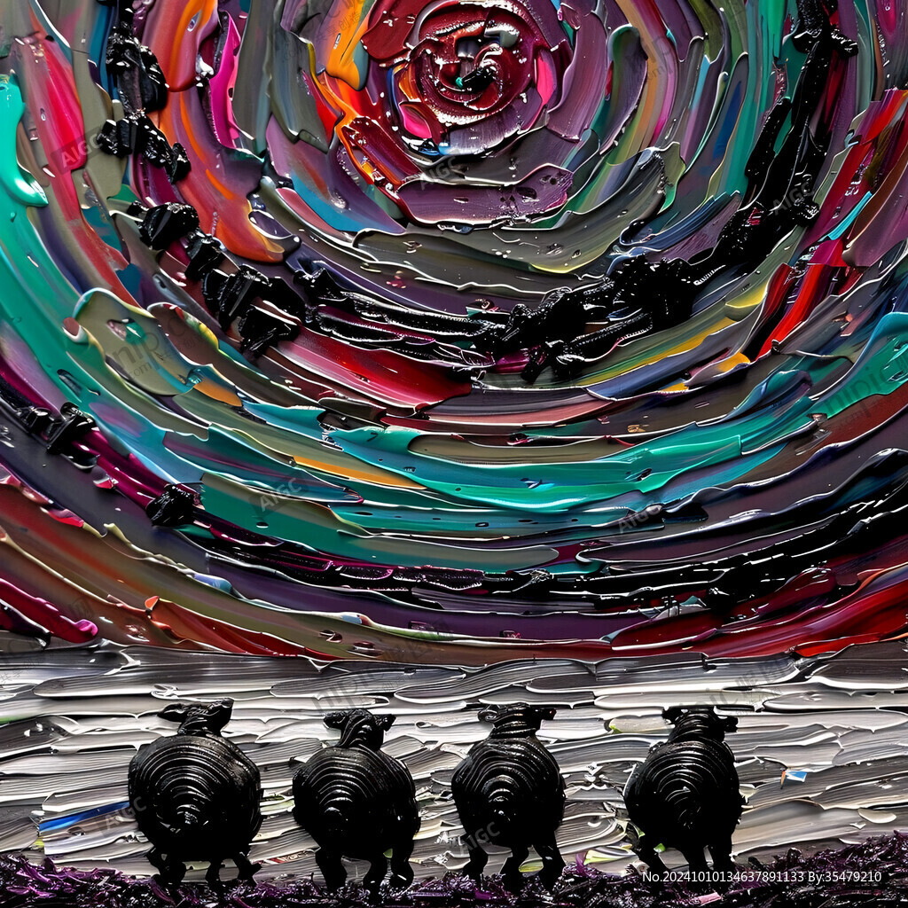 视觉冲击力广告装饰画