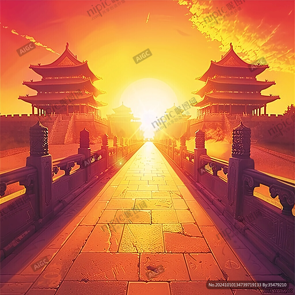 神武门插画