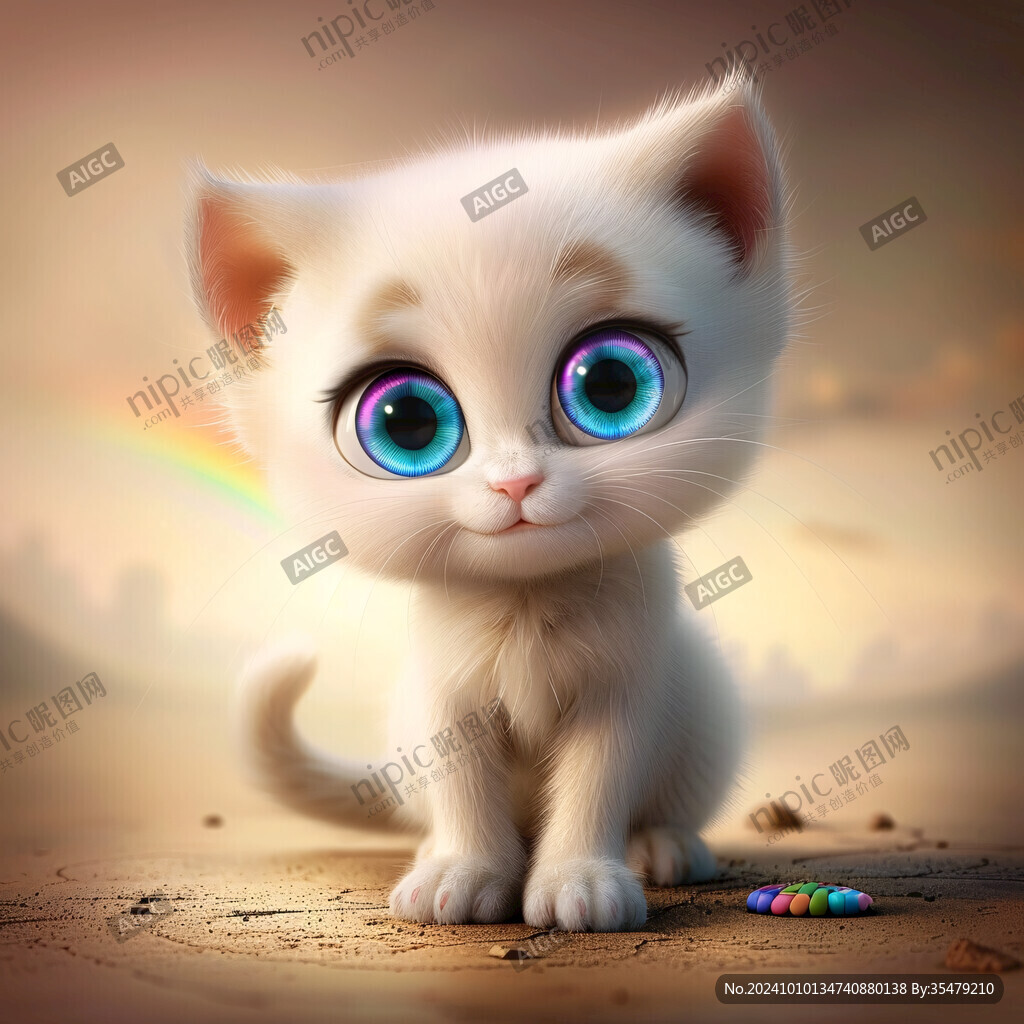 3d卡通猫咪