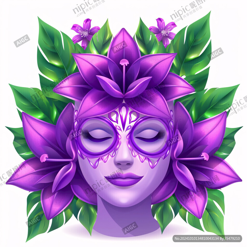 花纹面膜设计