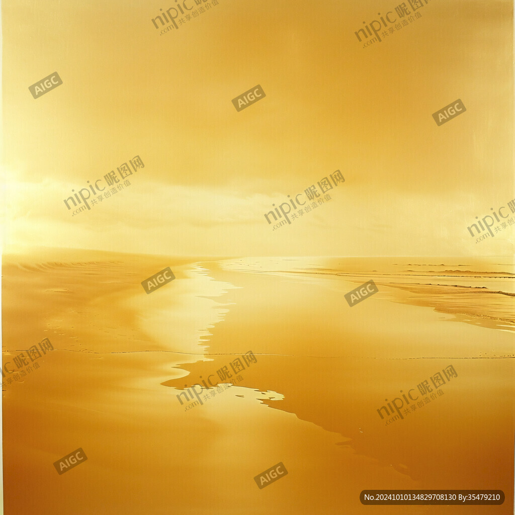 黄河上中游金色背景