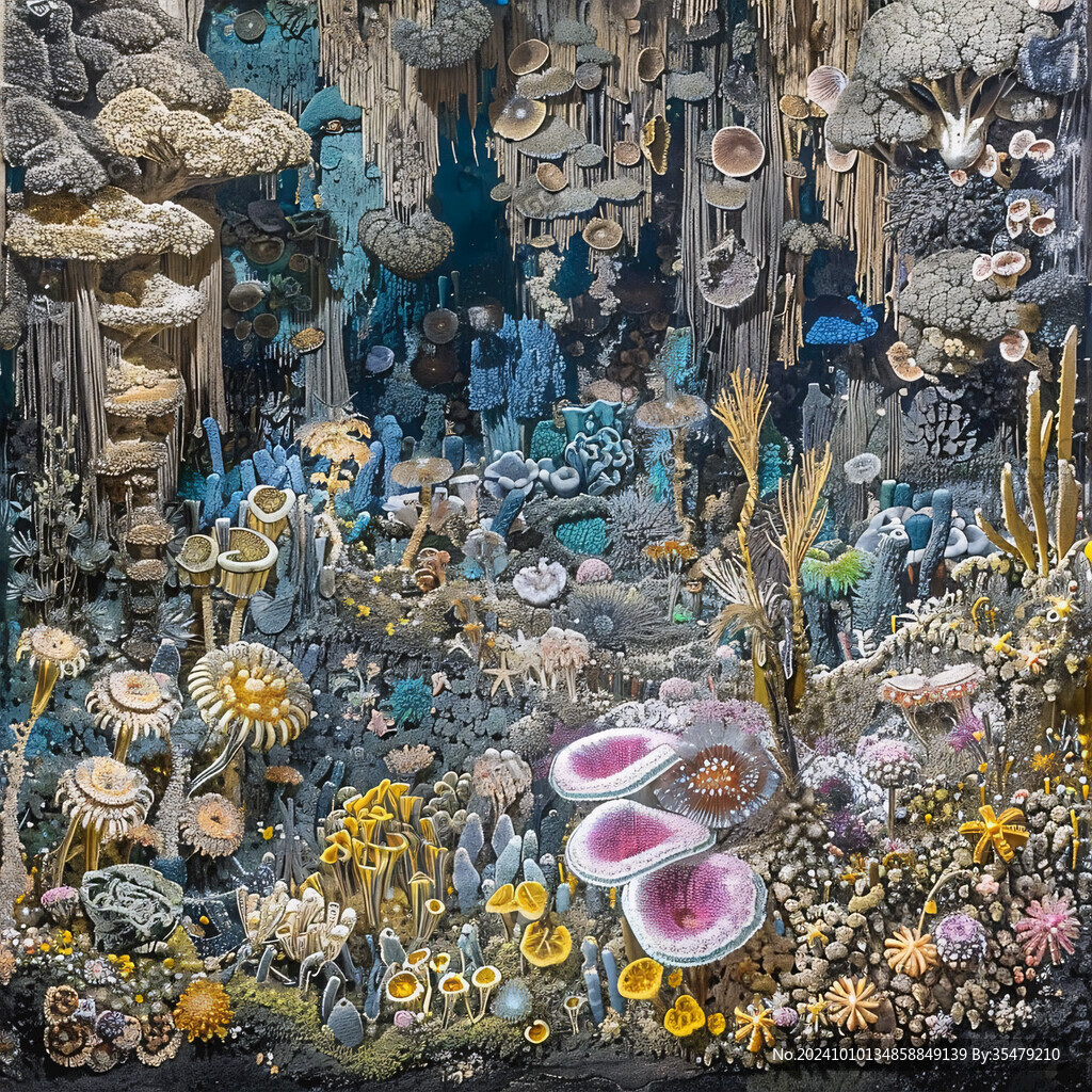 海底世界浮雕