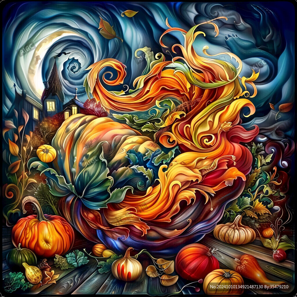 南瓜包装插画