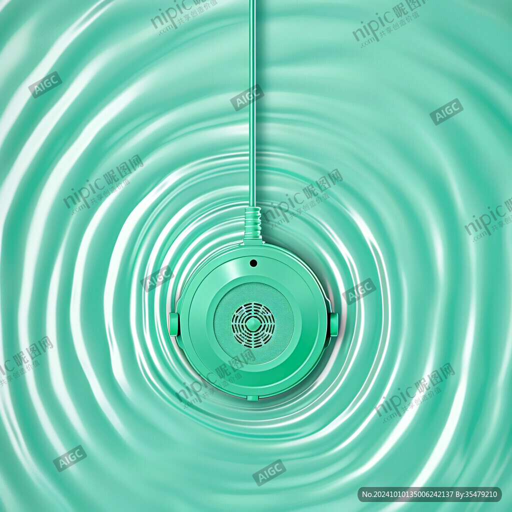 概念涟漪水滴海报