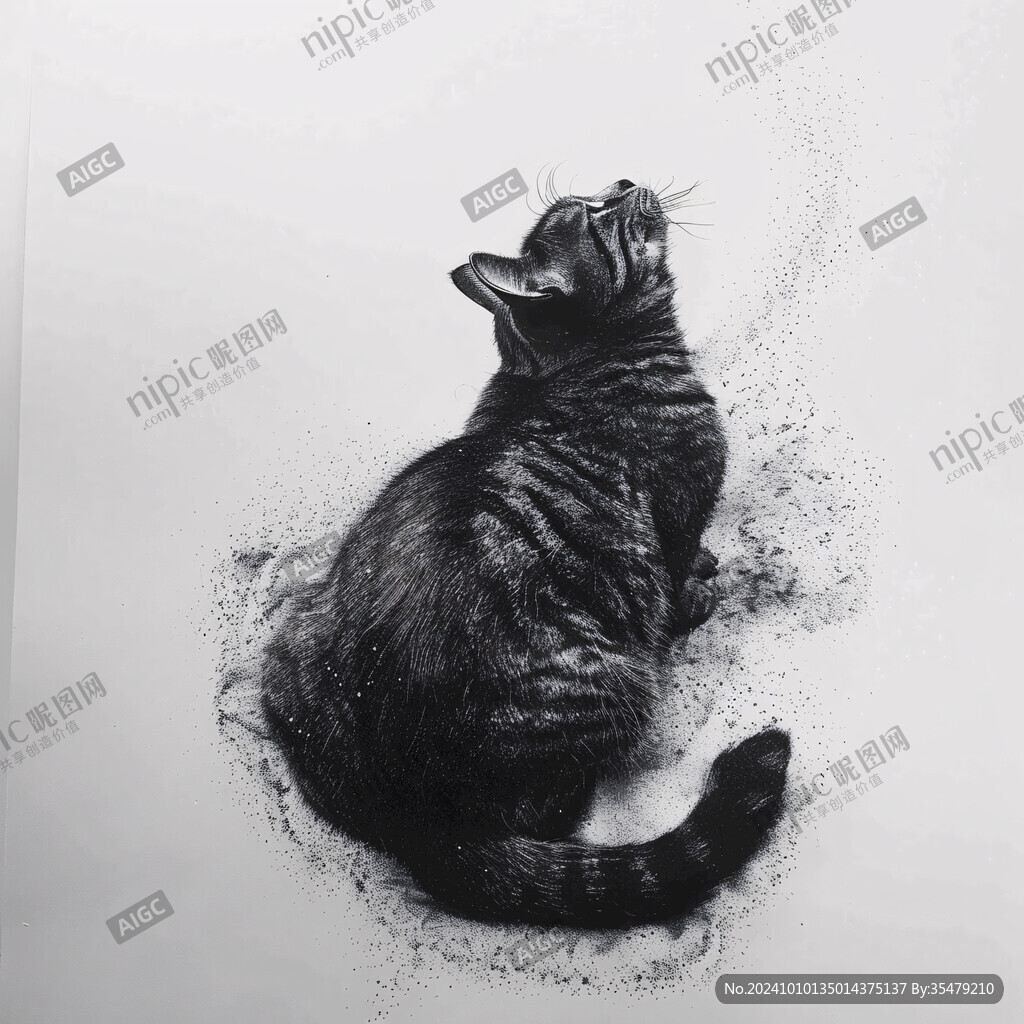猫水墨
