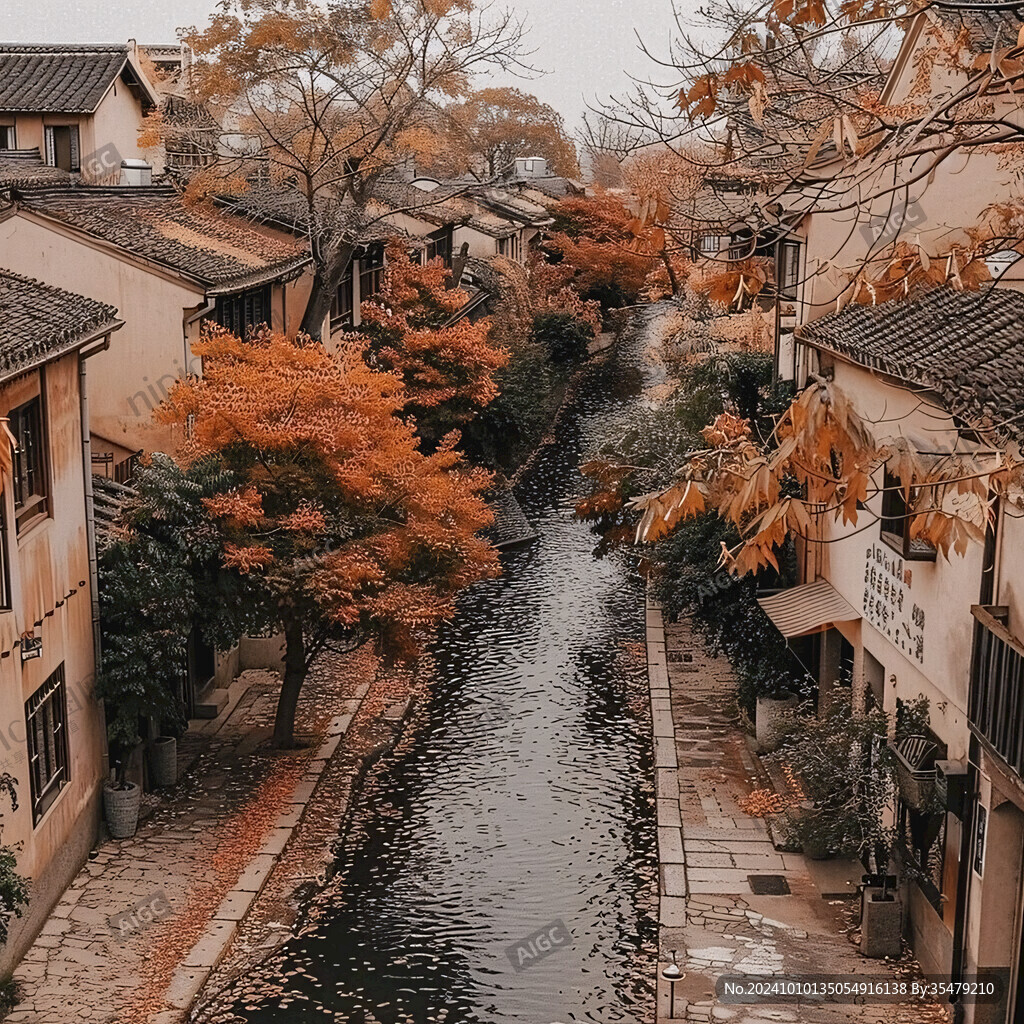 道前街秋色