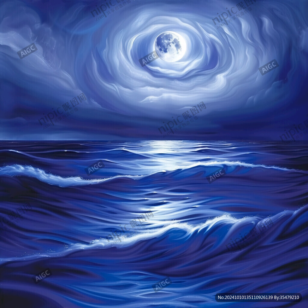 海洋流体画宇宙