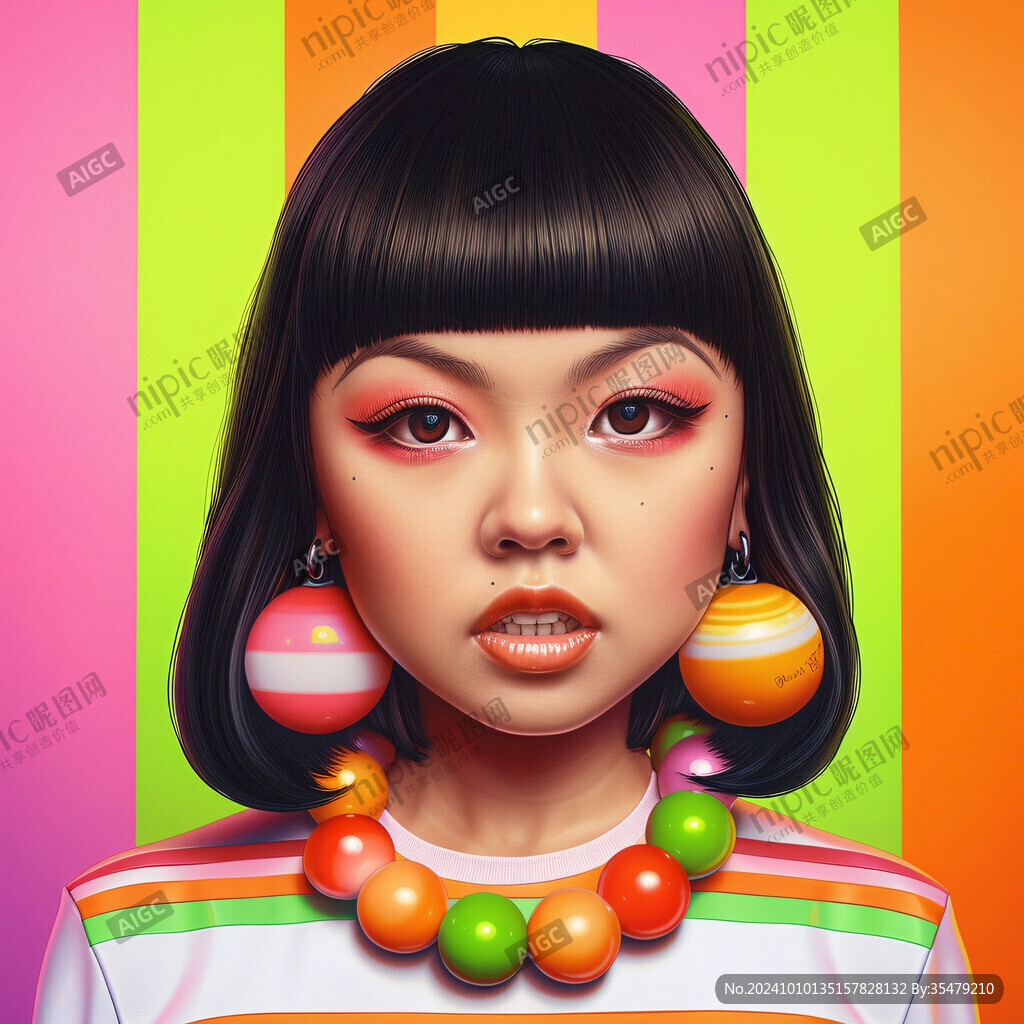写实人物插画