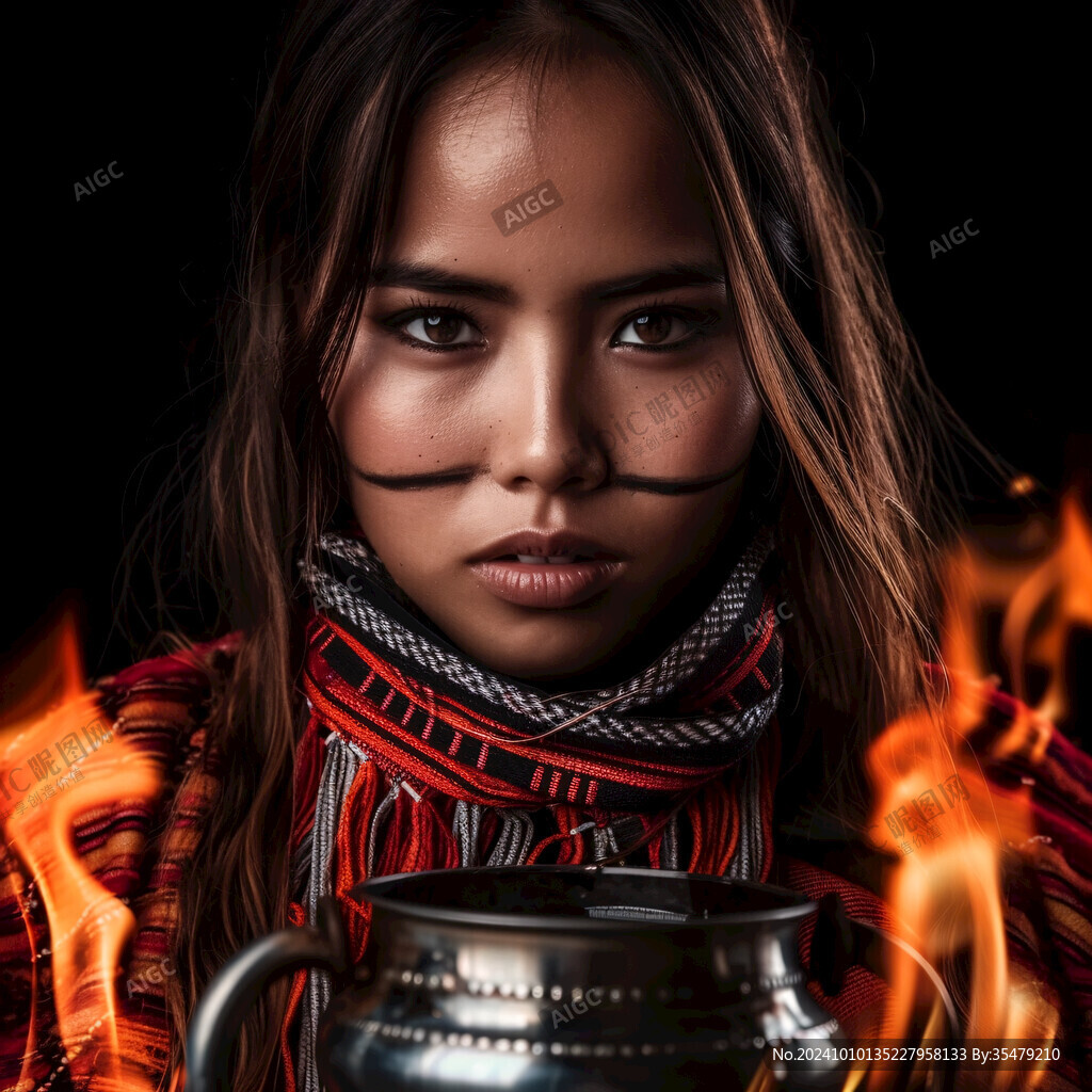 封面人物民族美女