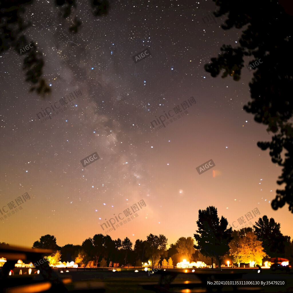 大自然星空