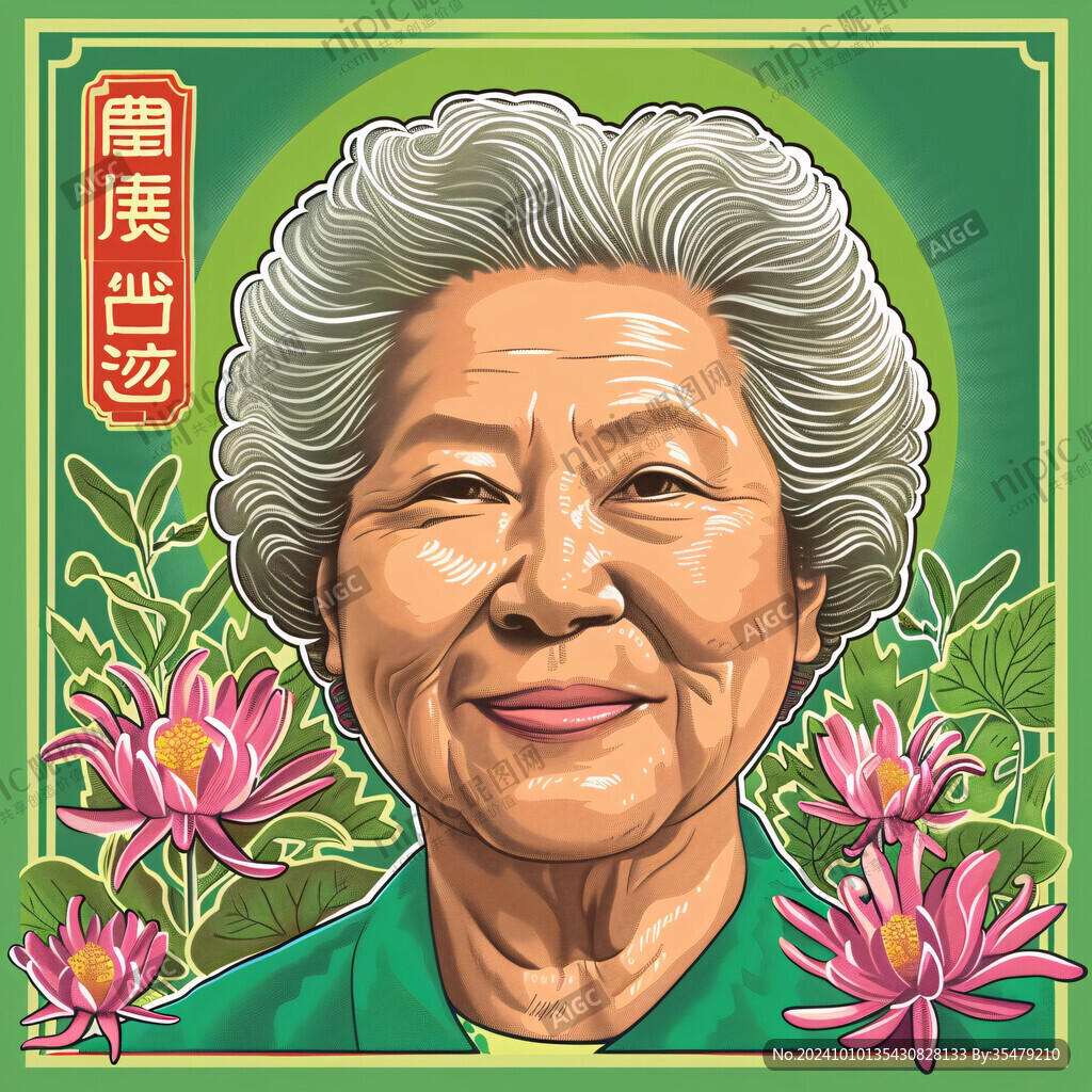 阿婆头像卡通logo