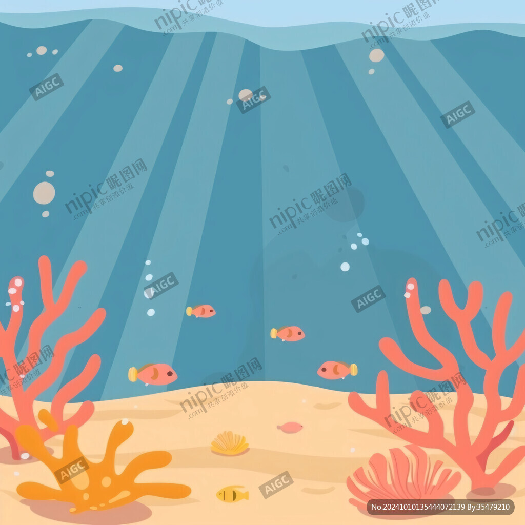 扁平海底世界