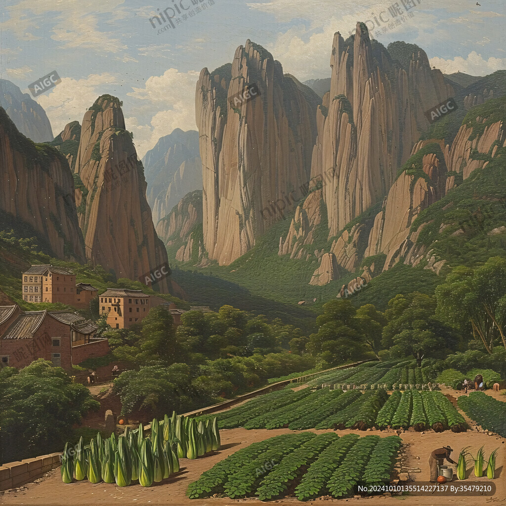 太姥山插画